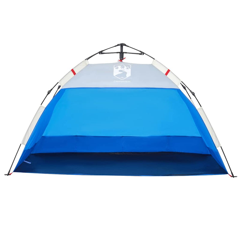 Cort camping 2 persoane albastru azur impermeabil setare rapidă