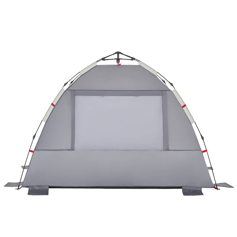 Cort camping 2 persoane gri impermeabil setare rapidă