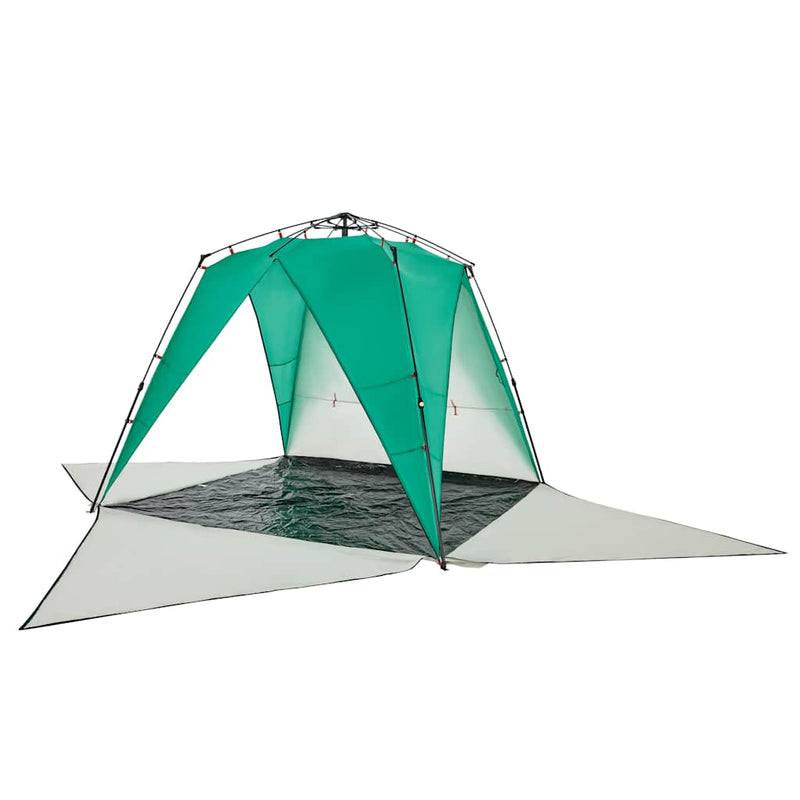 Cort camping 4 persoane verde marin impermeabil setare rapidă