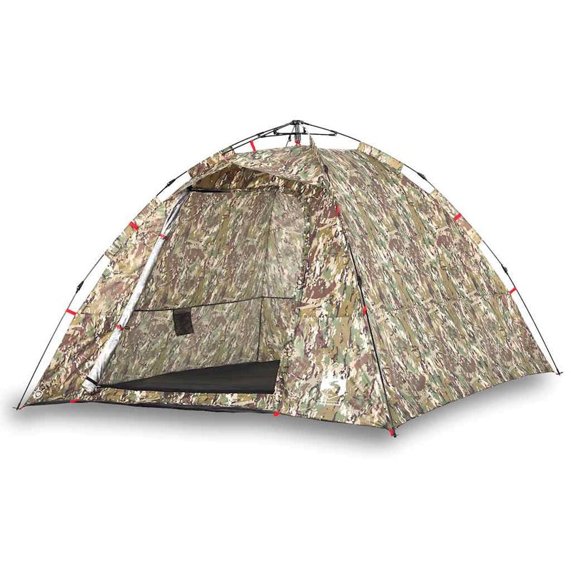 Cort de pescuit pentru 4 persoane, camuflaj, setare rapidă
