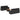 Set canapele de grădină cu perne, 7 piese, negru, poliratan