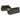 Set canapele de grădină cu perne, 7 piese, negru, poliratan