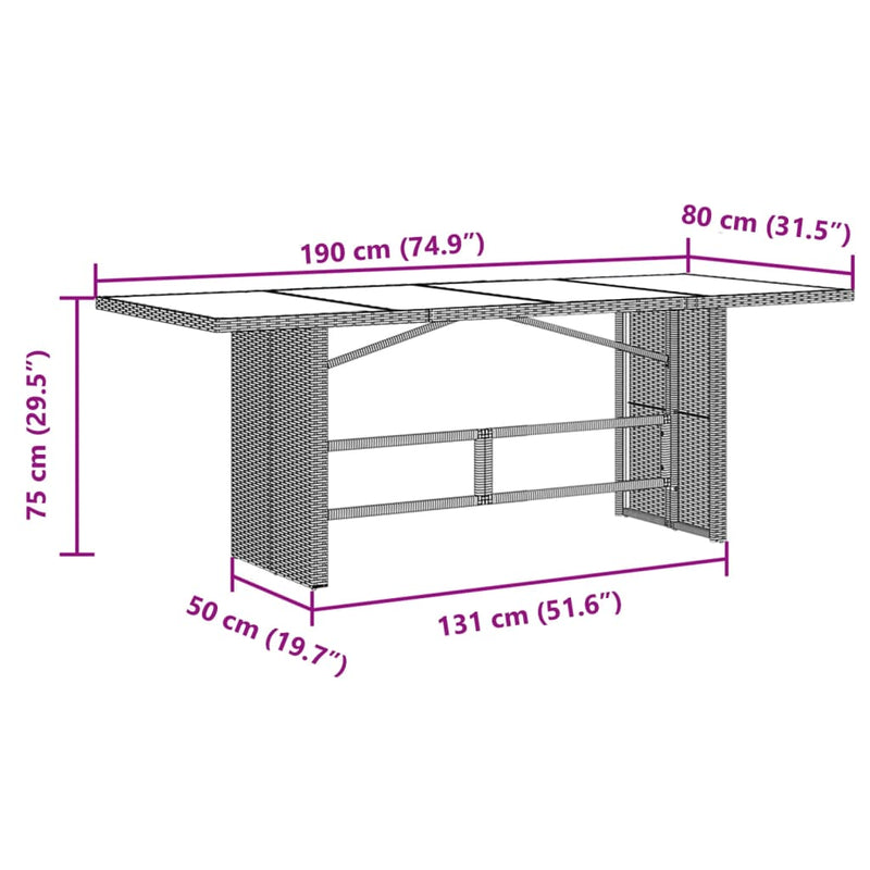 Set mobilier grădină cu perne, 9 piese, gri, poliratan
