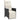 Set bistro cu perne, 3 piese, negru, poliratan
