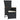 Set mobilier de exterior cu perne, 11 piese, negru, poliratan
