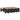Set mobilier de exterior cu perne, 11 piese, negru, poliratan