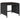Set mobilier de exterior cu perne, 11 piese, negru, poliratan
