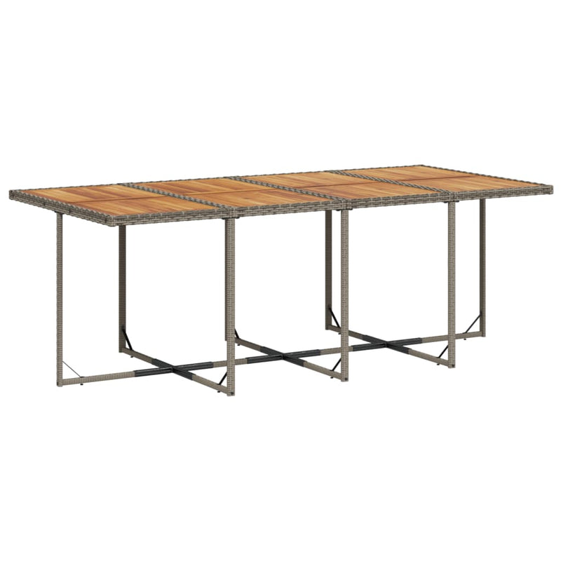 Set mobilier de grădină cu perne, 15 piese, gri, poliratan