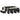 Set mobilier de exterior cu perne, 11 piese, negru, poliratan