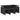 Set mobilier de exterior cu perne, 11 piese, negru, poliratan