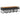 Set mobilier de exterior cu perne, 11 piese, negru, poliratan
