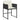 Set mobilier de exterior cu perne, 11 piese, negru, poliratan