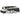 Set mobilier de exterior cu perne, 11 piese, negru, poliratan