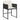 Set mobilier de exterior cu perne, 11 piese, negru, poliratan
