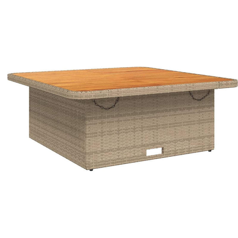 Set mobilier de grădină cu perne, 5 piese, bej, poliratan