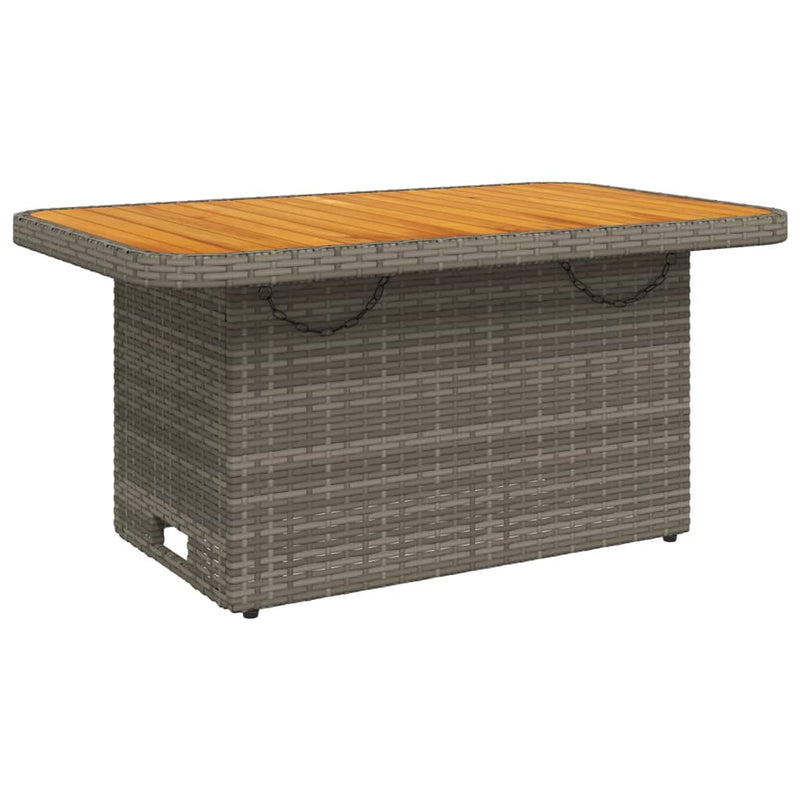 Set mobilier de grădină cu perne, 4 piese, gri, poliratan