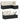 Set canapele de grădină cu perne, 7 piese, negru, poliratan