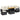 Set canapele de grădină cu perne, 7 piese, negru, poliratan