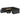 Set canapele de grădină cu perne, 10 piese, negru, poliratan