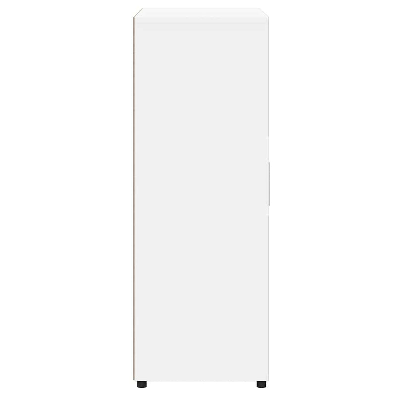 Dulapuri, 2 buc., alb, 60x31x84 cm, lemn prelucrat