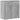 Comode, 2 buc., gri sonoma, 79x38x80 cm, lemn compozit