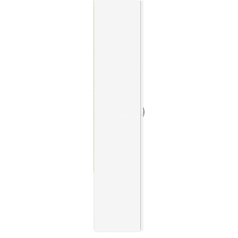 Fișet, alb, 60x32x153 cm, lemn prelucrat