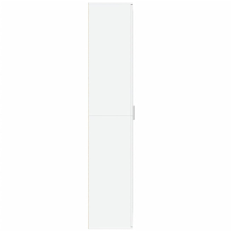 Dulap înalt, alb, 80x35x180 cm, lemn prelucrat