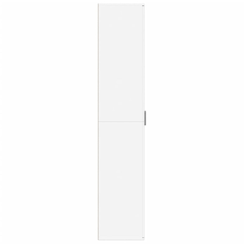 Dulap înalt, alb, 60x35x180 cm, lemn prelucrat