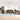 Set de canapele cu taburet, 4 piese, maro, textil