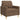 Set de canapele cu taburet, 4 piese, maro, textil
