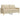 Set de canapele, 2 piese, crem, material textil