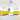 Set canapele cu taburet, 3 piese, galben deschis, textil