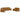 Set de canapele cu perne, 3 piese, maro, catifea