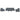 Set de canapele cu perne/rulouri, 3 piese, gri închis, catifea