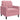 Set canapele cu perne/rulouri, 3 piese, roz, catifea