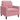 Set canapele cu perne/rulouri, 4 piese, roz, catifea