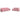 Set canapele cu perne/rulouri, 2 piese, roz, catifea