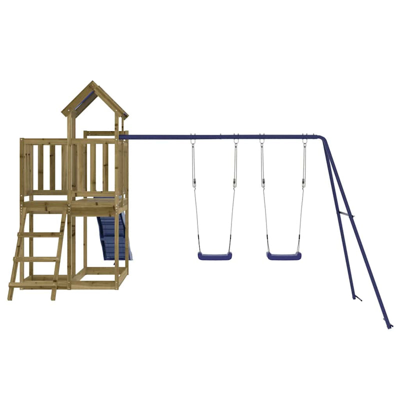 Set de joacă pentru exterior, lemn de pin impregnat