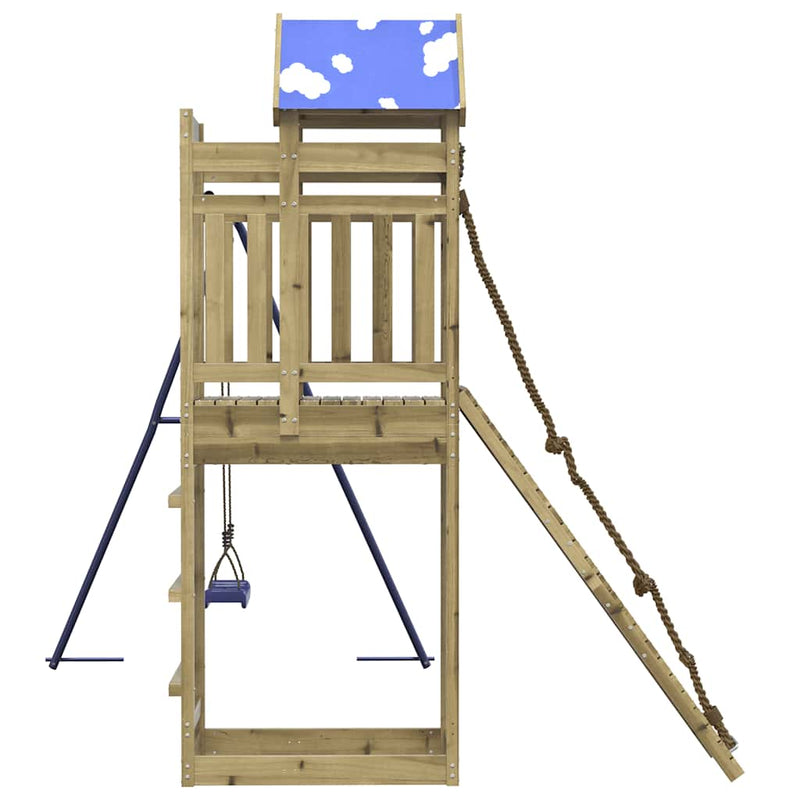 Set de joacă pentru exterior, lemn de pin impregnat