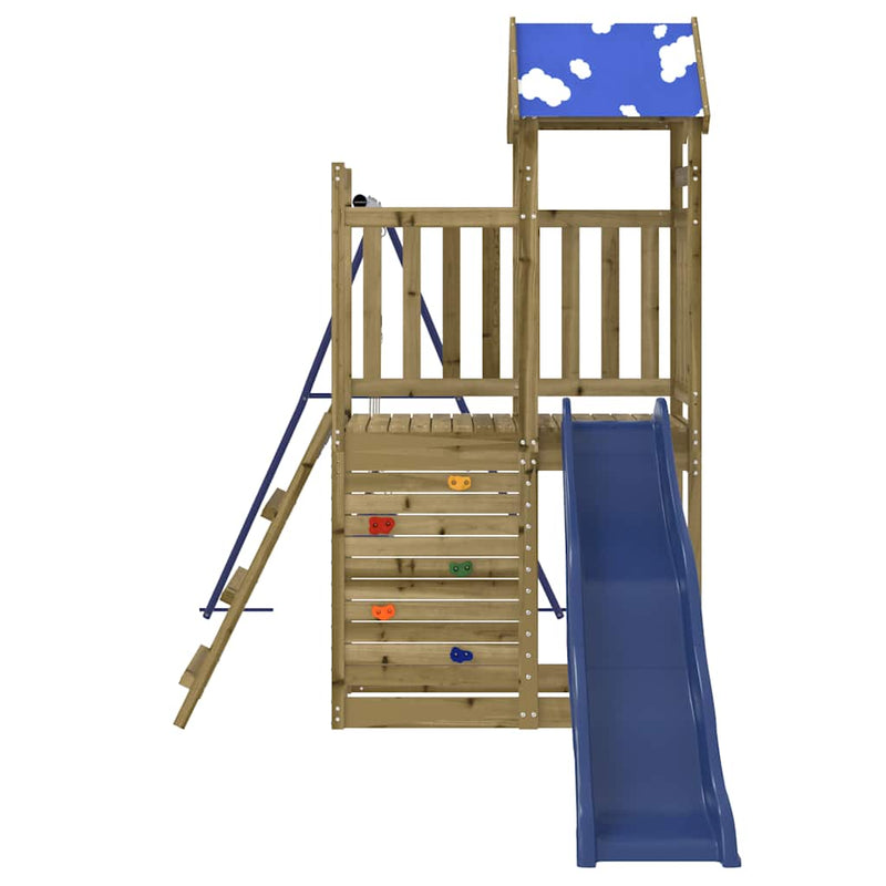 Set de joacă pentru exterior, lemn de pin impregnat