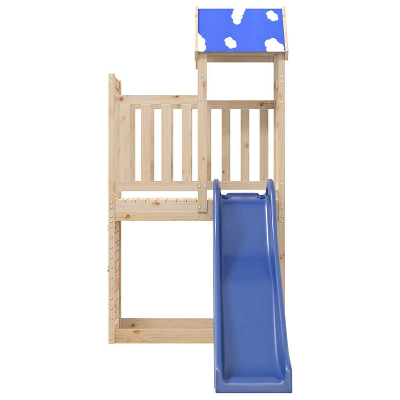 Set de joacă pentru exterior, lemn masiv de pin