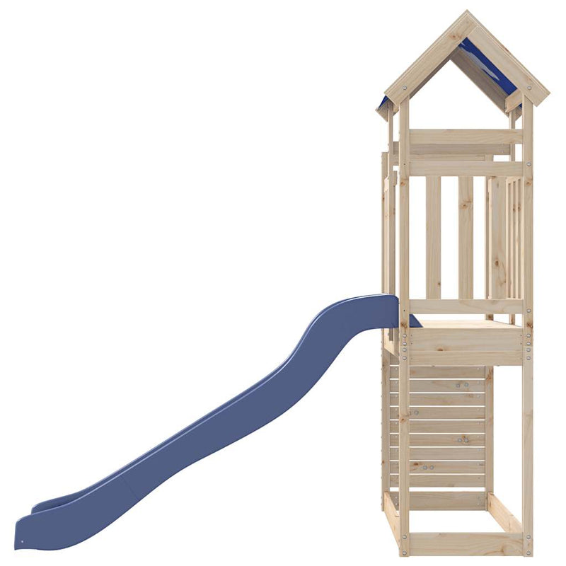Set de joacă pentru exterior, lemn masiv de pin