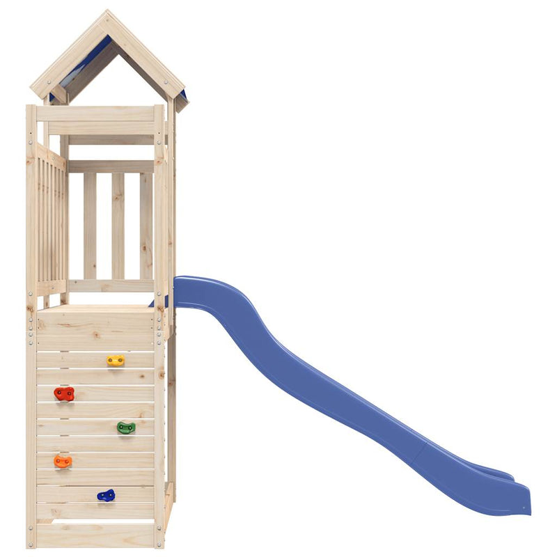 Set de joacă pentru exterior, lemn masiv de pin
