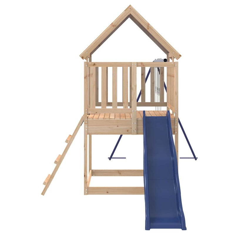 Set de joacă pentru exterior, lemn masiv de pin