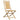 Scaune pliante 4 buc 46x66x99 cm Bambus