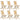 Scaune pliante 6 buc 46x66x99 cm Bambus