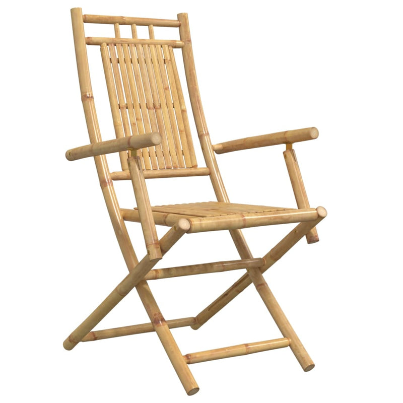 Scaune pliante 6 buc 53x66x99 cm Bambus