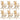 Scaune pliante 6 buc 53x66x99 cm Bambus