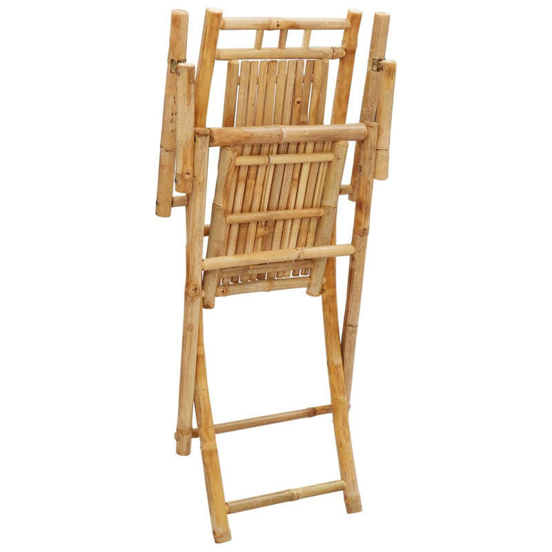 Scaune pliante 6 buc 53x66x99 cm Bambus