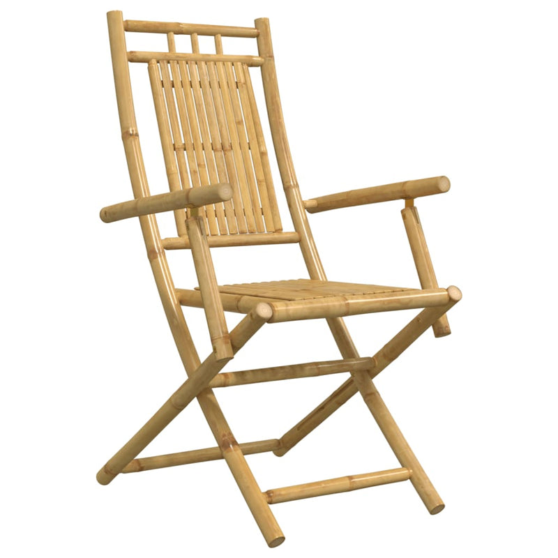 Set mobilier de grădină, 5 piese, bambus